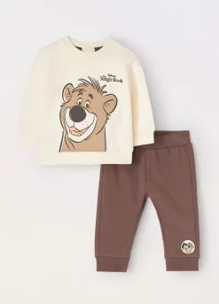 Blukids Jogging set Disney in felpa di puro cotone neonato- Completini