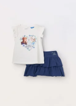 Blukids Jogging set Frozen in cotone stretch bambina- Set E Coordinati