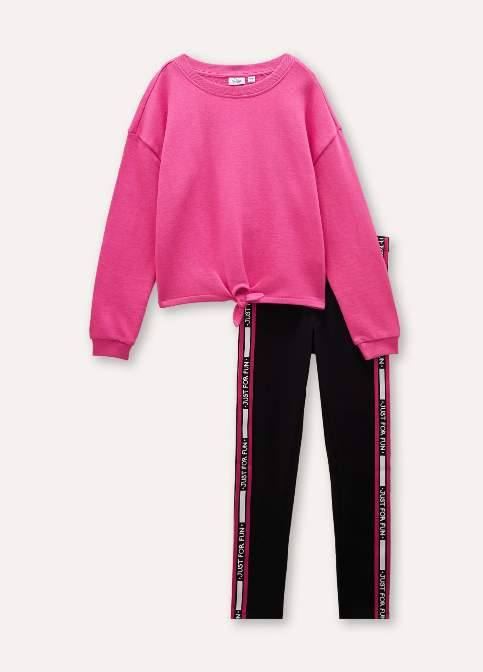 Blukids Jogging set in cotone con leggings ragazza- Set E Coordinati