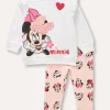 Blukids Jogging set in cotone stretch con applicazioni neonata- Completini