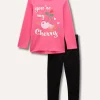 Blukids Jogging set in cotone stretch bambina- Set E Coordinati