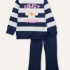 Blukids Jogging set in cotone stretch bambina- Set E Coordinati