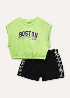 Blukids Jogging set in cotone stretch ragazza- Set E Coordinati