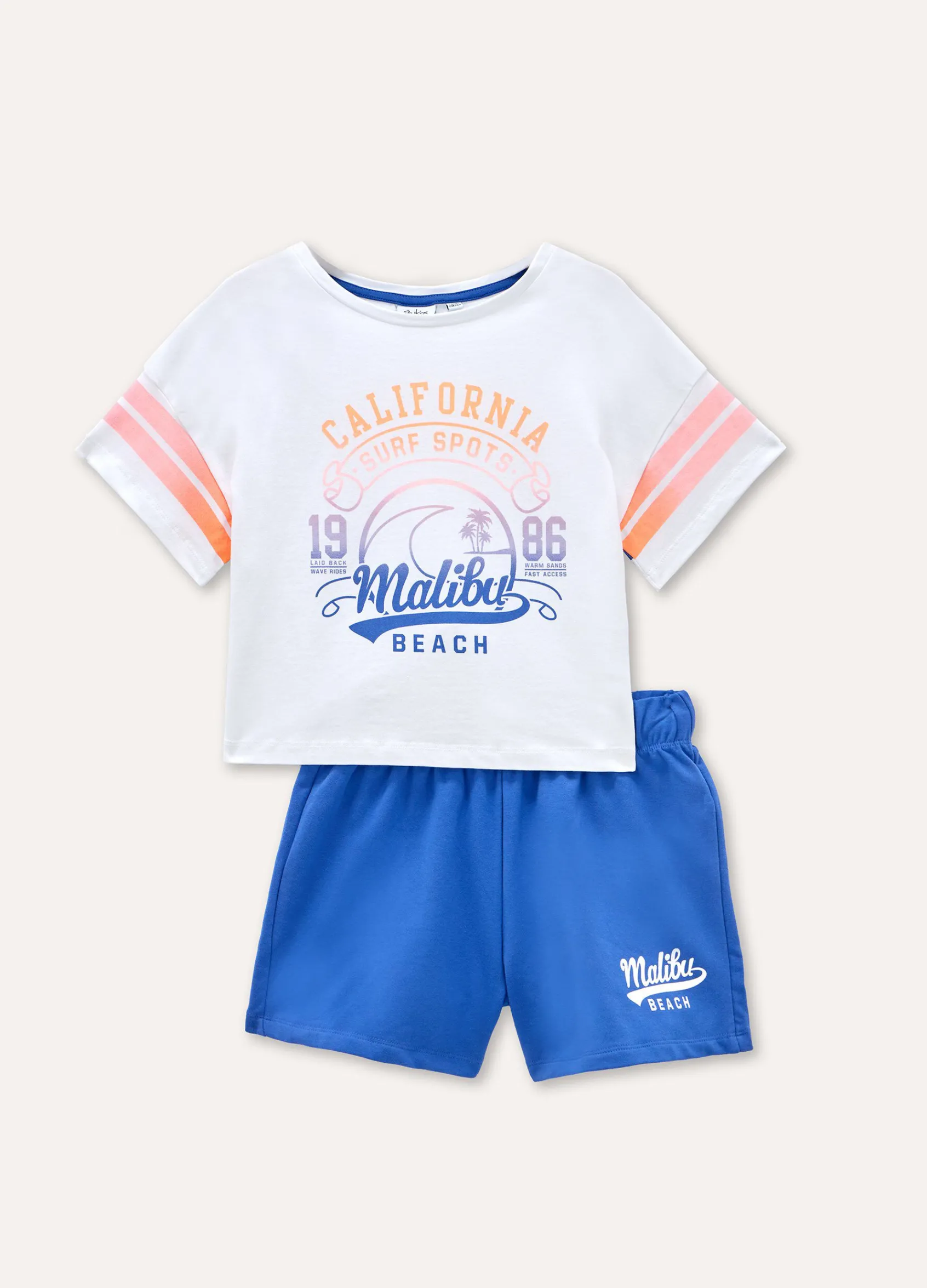 Blukids Jogging set in cotone stretch ragazza- Set E Coordinati