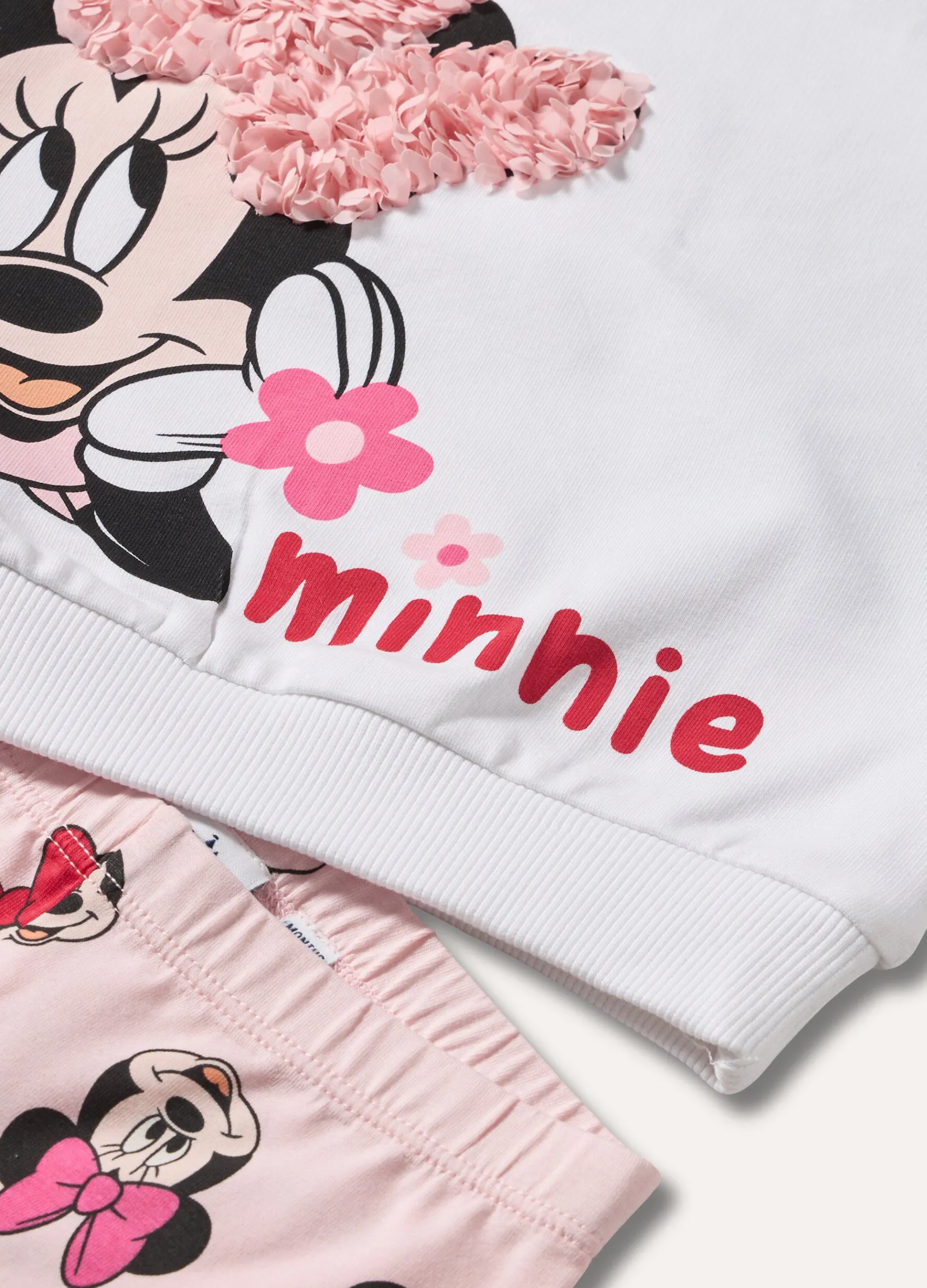 Blukids Jogging set in cotone stretch con applicazioni neonata- Completini