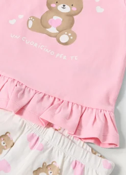Blukids Jogging set in cotone stretch neonata- Completini