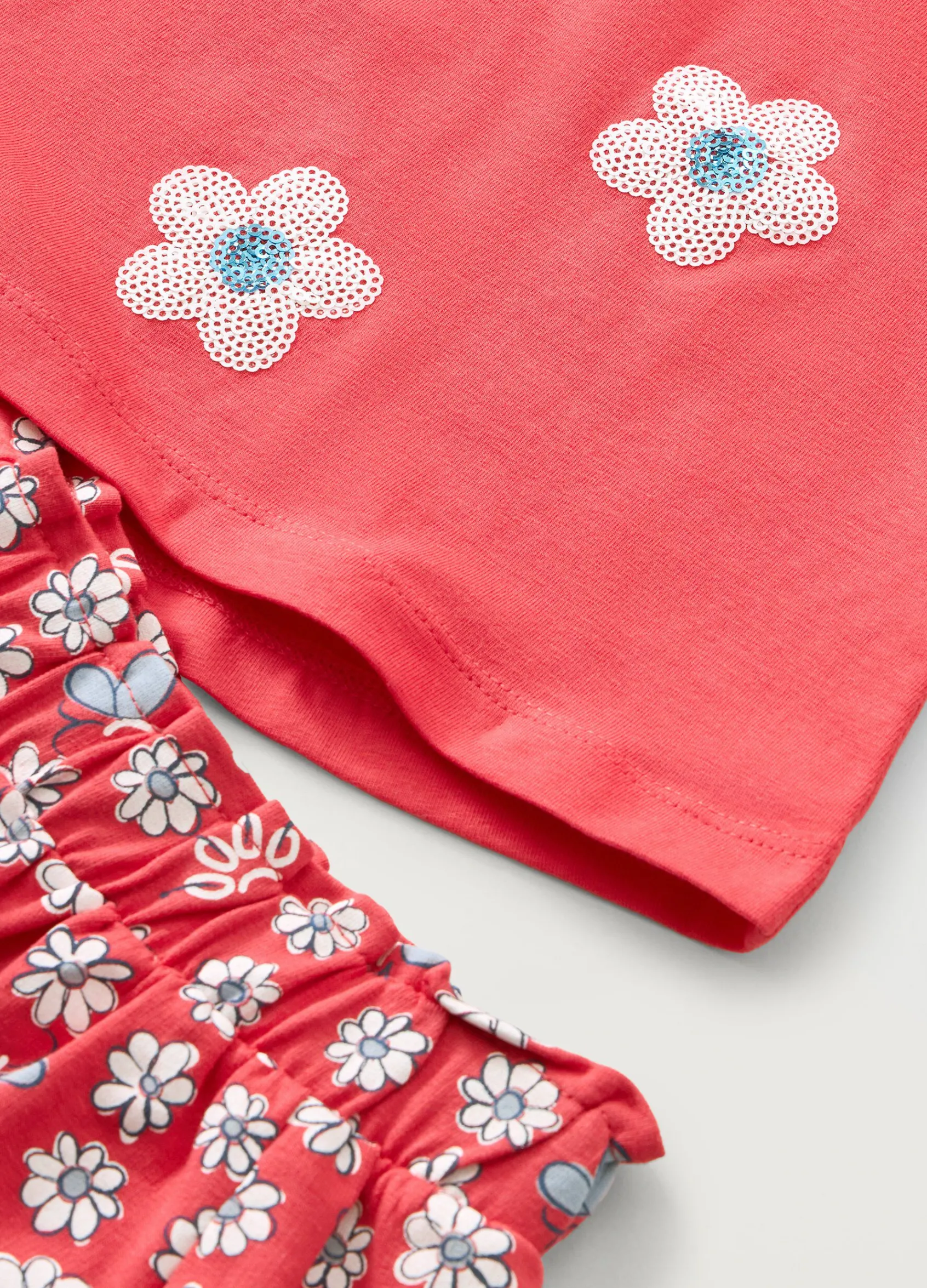 Blukids Jogging set in cotone stretch bambina- Set E Coordinati