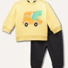 Blukids Jogging set in felpa di cotone neonato- Completini
