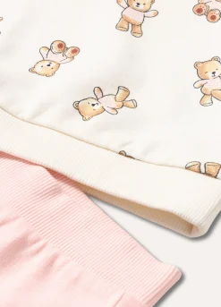 Blukids Jogging set in felpa di puro cotone neonata- Completini