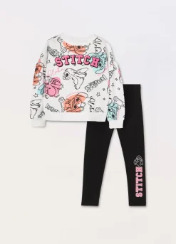 Blukids Jogging set in french terry di misto cotone bambina- Set E Coordinati