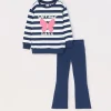 Blukids Jogging set in french terry stretch bambina- Set E Coordinati