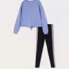 Blukids Jogging set in french terry di puro cotone ragazza- Set E Coordinati