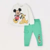 Blukids Jogging set in french terry di puro cotone neonato- Completini
