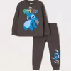 Blukids Jogging set in french terry di puro cotone neonato- Completini