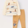 Blukids Jogging set in french terry di puro cotone neonato- Completini