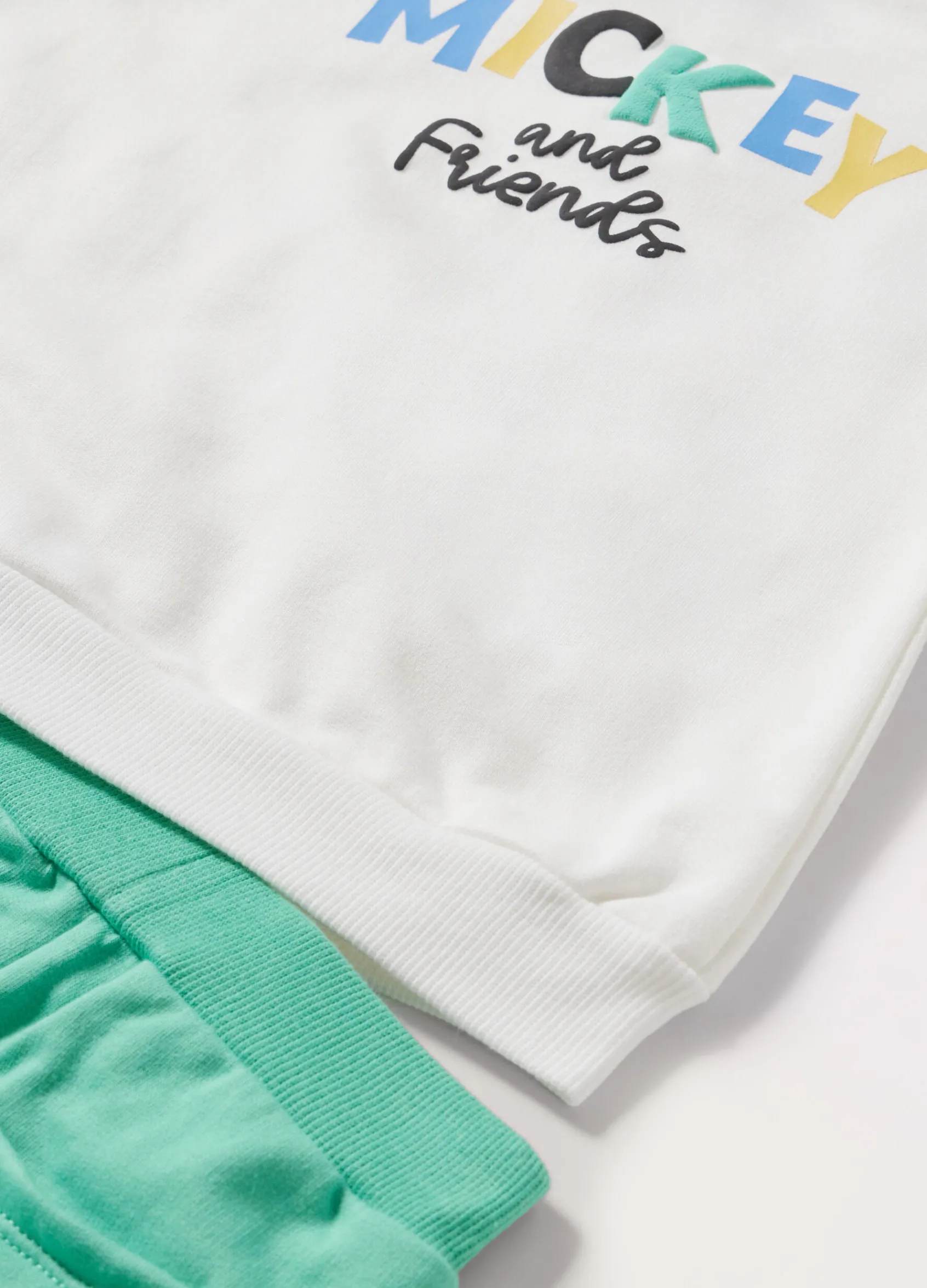 Blukids Jogging set in french terry di puro cotone neonato- Completini