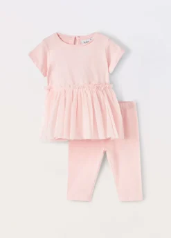 Blukids Jogging set in jersey di cotone stretch neonata- Completini
