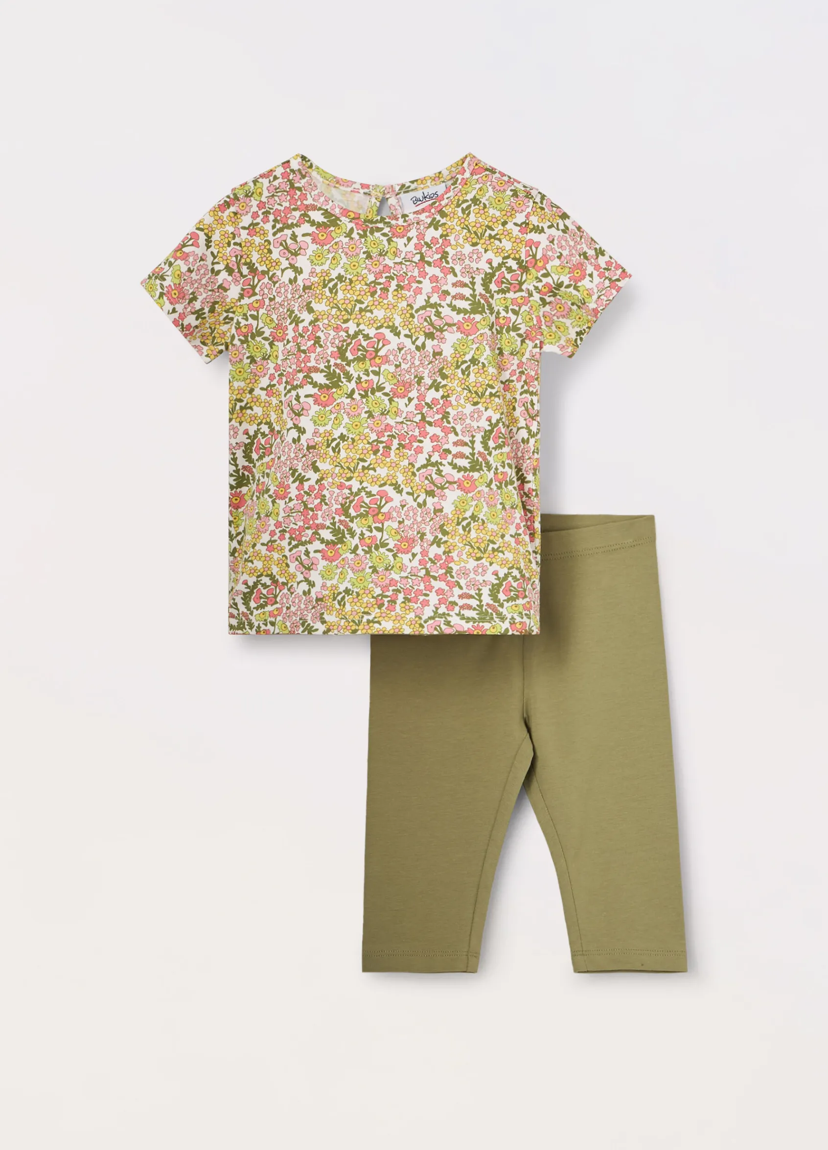 Blukids Jogging set in jersey di puro cotone neonata- Completini