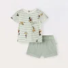 Blukids Jogging set in jersey di misto cotone neonato- Completini