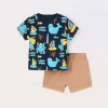 Blukids Jogging set in jersey di cotone stretch neonato- Completini