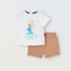 Blukids Jogging set in jersey di cotone stretch neonato- Completini