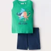 Blukids Jogging set in jersey di puro cotone neonato- Completini