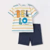 Blukids Jogging set in jersey di puro cotone neonato- Completini