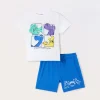 Blukids Jogging set in jersey di puro cotone neonato- Completini