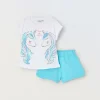 Blukids Jogging set in jersey di puro cotone bambina- Set E Coordinati