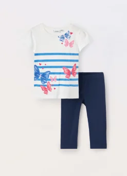 Blukids Jogging set in jersey di puro cotone bambina- Set E Coordinati