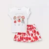 Blukids Jogging set in jersey di cotone stretch bambina- Set E Coordinati