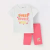 Blukids Jogging set in jersey di puro cotone bambina- Set E Coordinati