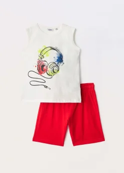 Blukids Jogging set in jersey di puro cotone bambino-Bambino Set E Coordinati