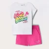 Blukids Jogging set in jersey di puro cotone ragazza- Set E Coordinati