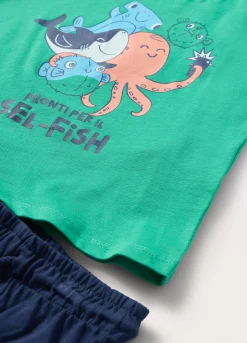 Blukids Jogging set in jersey di puro cotone neonato- Completini