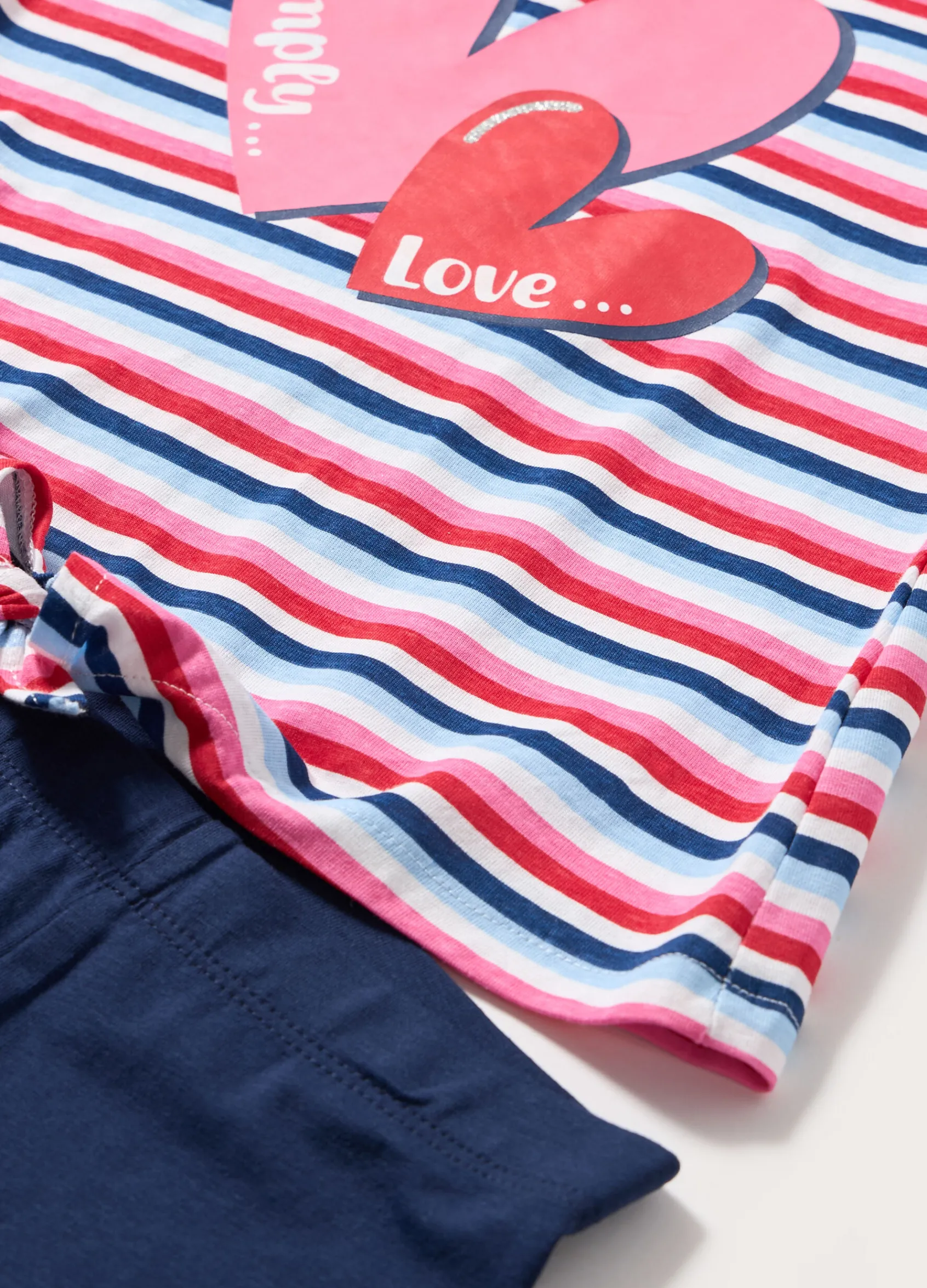 Blukids Jogging set in jersey di puro cotone bambina- Set E Coordinati