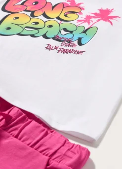 Blukids Jogging set in jersey di puro cotone ragazza- Set E Coordinati