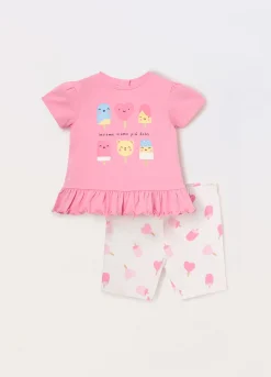 Blukids Jogging set in jersey stretch neonata- Completini
