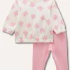 Blukids Jogging set in puro cotone neonata- Completini