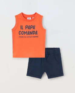 Blukids Jogging set in puro cotone neonato- Completini