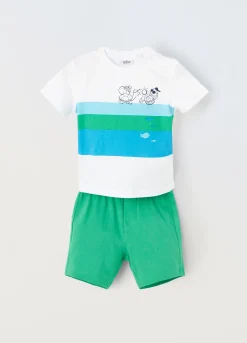 Blukids Jogging set in puro cotone neonato- Completini