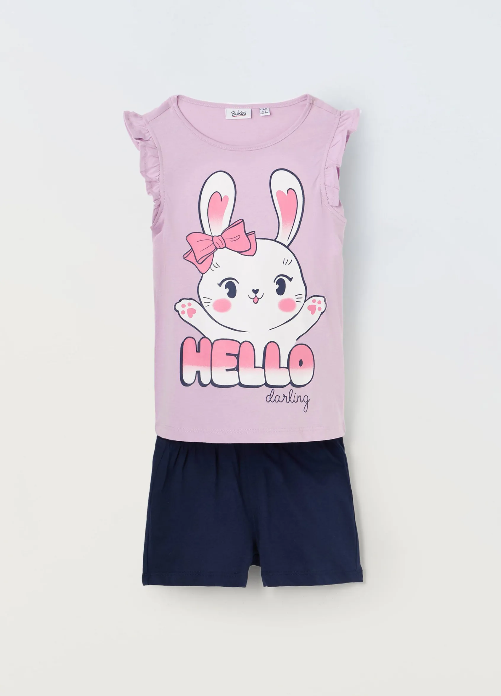 Blukids Jogging set in puro cotone bambina- Set E Coordinati
