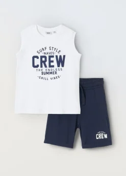 Blukids Jogging set in puro cotone bambino-Bambino Set E Coordinati