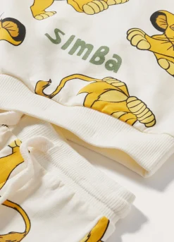 Blukids Jogging set Simba in felpa di puro cotone neonato- Completini