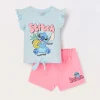 Blukids Jogging set Stitch in cotone stretch bambina- Set E Coordinati