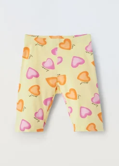 Blukids Leggings capri in cotone stretch bambina- Leggings