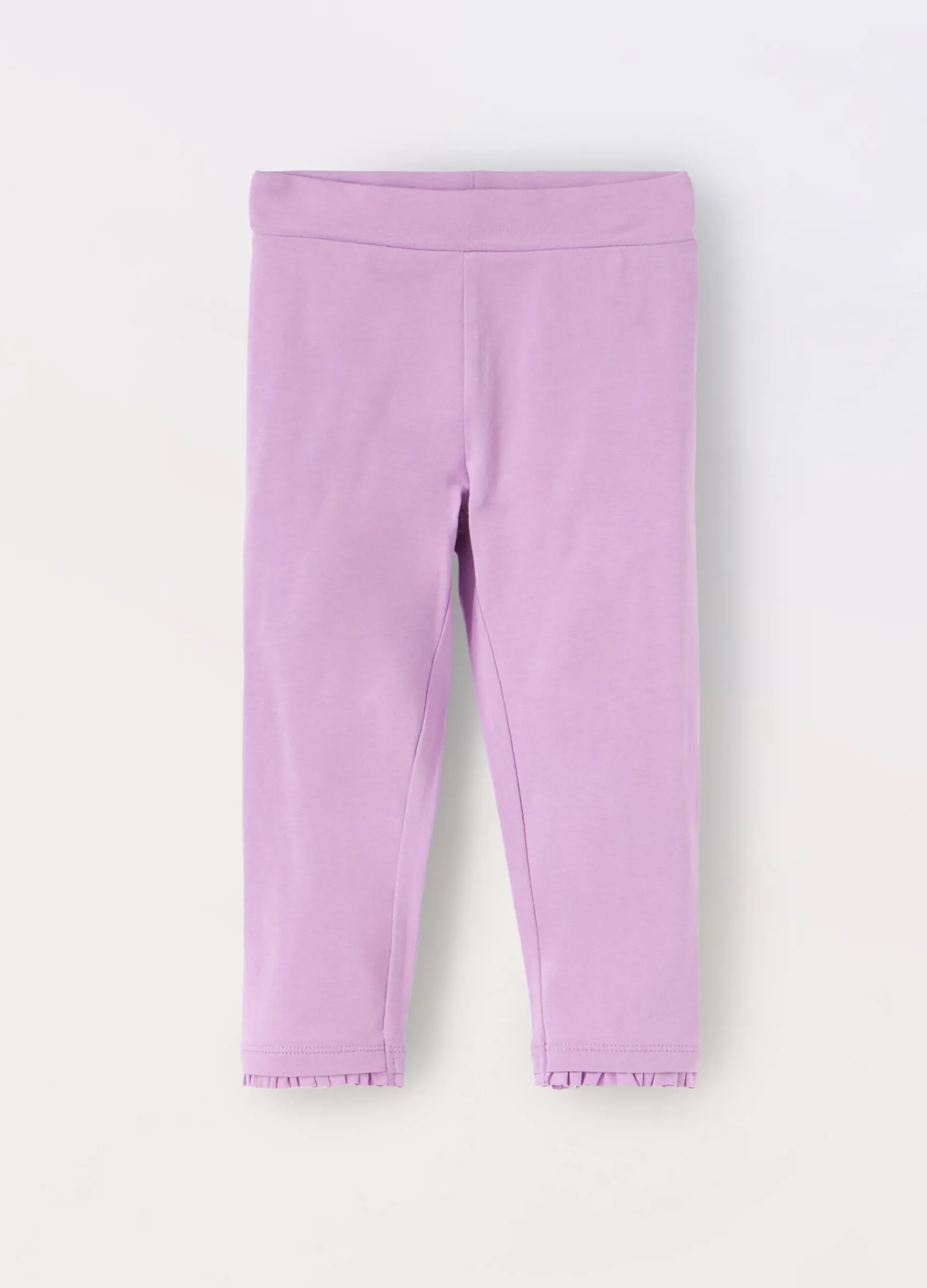 Blukids Leggings capri in jersey di cotone stretch bambina- Leggings