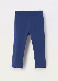 Blukids Leggings capri in jersey di cotone stretch bambina- Leggings