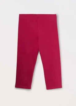Blukids Leggings capri in jersey di cotone stretch ragazza- Pantaloni