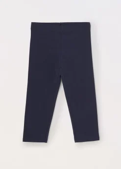 Blukids Leggings capri in jersey di cotone stretch ragazza- Pantaloni
